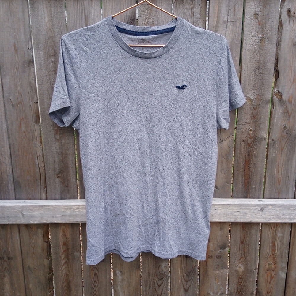 Hollister Gray Short Sleeve Casual T-shirt Top